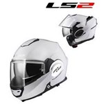 CASCO LS2 MODULARE VALIANT Solid White XS-54 (In Esaurimento)