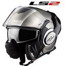 CASCO LS2 MODULARE VALIANT Solid Chrome Lucid S-56 (In Esaurimento)