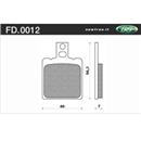 PASTIGLIE FRENO - MOTO GUZZI v11 1100 Le Mans KT BJ. 02-05(FDB207)