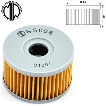 FILTRO OLIO MEIWA SUZUKI DR 500, 600, 650, 750 (OEM 16510-37450-000)