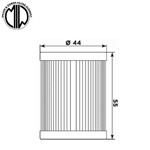 FILTRO OLIO MEIWA SUZUKI BURGMAN 250-400 (26.0132 HIFLO 132)