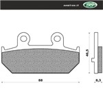 PASTIGLIE FRENO - SUZUKI AN 400 BURGMAN (pinza dx) 07 => P (FDB2173) PASTIGLIE FRENO - SUZUKI AN 400 BURGMAN (pinza dx) 07 => P (FDB2173)