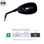 SPECCHIO RETROVISORE SX-DX PIAGGIO Beverly 125 - 300 - 350 - Sport NERO