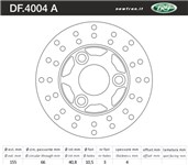 DISCO FRENO AMICO all models 50 92>96 Disco anteriore 
SONIC GP 50 97>