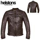 GIACCA HELSTONS CRUISER CUIR RAG IN PELLE MARRONE TG. XL