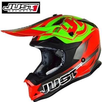 CASCO JUST 1 J32 PRO RAVE Red Lime XL-61 (In Esaurimento)