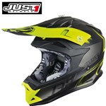 CASCO JUST 1 J32 PRO KICK BIANCO-GIALLO-NERO L-60 (In Esaurimento)