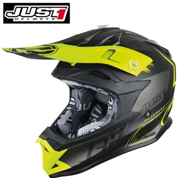 CASCO JUST 1 J32 PRO KICK BIANCO-GIALLO-NERO L-60 (In Esaurimento)