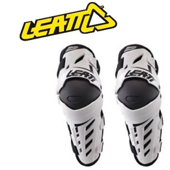 GINOCCHIERE LEATT DUAL AXIS BIANCO-NERO S-M