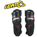 GINOCCHIERE LEATT DUAL AXIS NERO-ROSSO L-XL