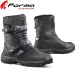 STIVALI ADVENTURE LOW DRY PELLE PIENO FIORE NERO 42 (US 8.5)