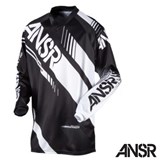 MAGLIA ANSWER SYNCRON (17) RACE GEAR NERO-BIANCO L (In Esaurimento)