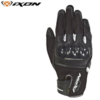 GUANTI RS RISE AIR ESTIVO TESSUTO-PELLE UOMO NERO-BIANCO 2XL (In Esaurim