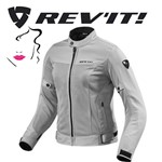 GIACCA REV'IT ECLIPSE DONNA SILVER L34 (IT40) (In Esaurimento) GIACCA REV'IT ECLIPSE DONNA SILVER L34 (IT40) (In Esaurimento)