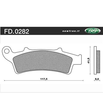 PASTIGLIE FRENO - APRILIA ARECIFE 125 (spagna) 03 (FDB2105)