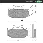 PASTIGLIE FRENO - SUZUKI BURGMAN 125 2007 / 200 07>09 PASTIGLIE FRENO - SUZUKI BURGMAN 125 2007 / 200 07>09