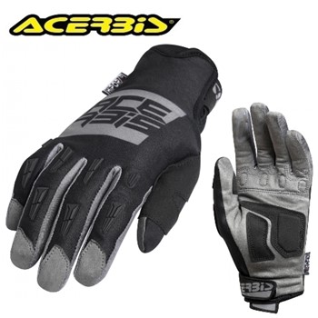 GUANTI MX WP HOMOLOGATED Grigio Nero M