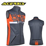 GILET SOFTSHELL X-WIND Grigio Arancio XL