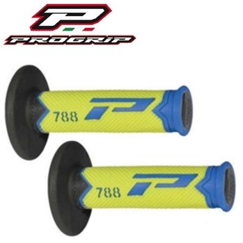 MANOPOLE PRO-GRIP 788 CROSS "TRI DENSITY" BLU CHIARO-GIALLO FLUO-NERO