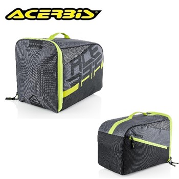 BORSA PORTA CASCO NERO/GIALLO