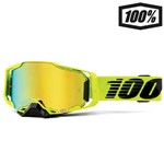 MASCHERA 100% ARMEGA NUCLEAR CIRCUS - LENTE A SPECCHIO ORO (461156)