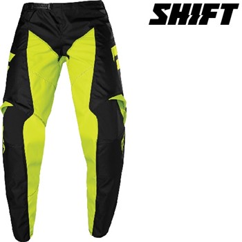 PANTALONE Shift Whit3 Label Race 1 Fluo Giallo 34 (In Esaurimento)