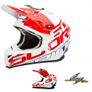 CASCO VX-15 EVO AIR GRID Bianco Perla-Rosso-Blu L (In Esaurimento)