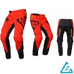 PANTALONI ANSWER SYNCRON (20) PRO GLO red/black/hyper acid 32