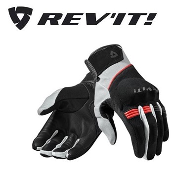 GUANTI REV'IT MOSCA BLACK-RED S (In Esaurimento)