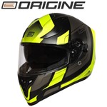 CASCO ORIGINE STRADA ADVANCED FLUO YELLOW-BLACK MATT L-60 CASCO ORIGINE STRADA ADVANCED FLUO YELLOW-BLACK MATT L-60