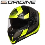 CASCO ORIGINE STRADA ADVANCED FLUO YELLOW-BLACK MATT L-60