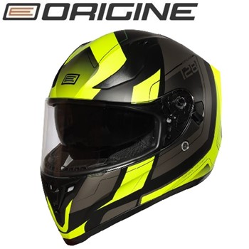 CASCO ORIGINE STRADA ADVANCED FLUO YELLOW-BLACK MATT L-60