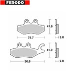PASTIGLIE FRENO FERODO PIAGGIO X 125 EVO 07- X9 125 EVO 01- (FD.0365) PASTIGLIE FRENO FERODO PIAGGIO X 125 EVO 07- X9 125 EVO 01- (FD.0365)
