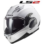 CASCO LS2 MODULARE VALIANT II Solid White 2XL-63 (In Esaurimento)