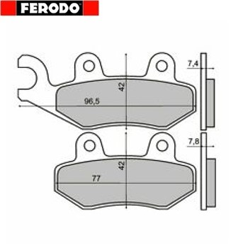 PASTIGLIE FRENO FERODO ATK (USA) all models 94 A-P CAGIVA (FD.0122)