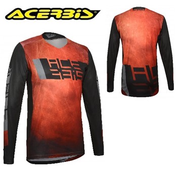 MAGLIA MX OUTRON ROSSO-NERO L