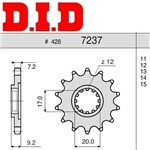 PIGNONE DID PROF. HONDA 50 CRE 50 DERAPAGE 2006-2011