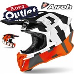 CASCO AIROH TWIST 2.0 FRAME ORANGE MATT XL-61 (TW2F32) In Esaurimento