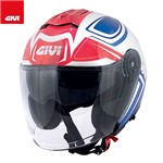 CASCO JET PLANET HYPER Bianco-blu-rosso XS-54 (In Esaurimento) CASCO JET PLANET HYPER Bianco-blu-rosso XS-54 (In Esaurimento)