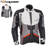 Giacca IXON RAGNAR in tessuto UOMO Nero grigio rosso XL-52 Giacca IXON RAGNAR in tessuto UOMO Nero grigio rosso XL-52