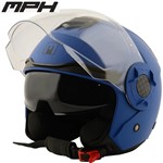 Casco Demi-Jet MPH DJ MATT BLUE L-60 (In Esaurimento)
