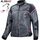 GIACCA LS2 RIVA LADY NERO ROSA GRIGIO SCURO S (In Esaurimento)