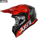 CASCO ORIGINE JUST1 J39 KINETIC Camo grey red fluo orange L-60