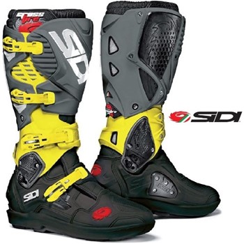 Stivali SIDI Crossfire 3 SRS LIM.ED.nero giallo fluo grigio 44 (US 10)