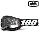 OCCHIALE 100% ACCURI 2 ENDURO BLACK LENTE TRASPARENTE (461190)