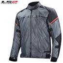 GIACCA LS2 RIVA MAN JACKET GREY H-V ORANGE M (In Esaurimento)