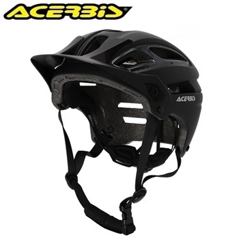 CASCO MTB ACERBIS DOUBLEP NERO-GRIGIO S-M