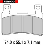 PASTIGLIE FRENO FERODO- HONDA CBR 600 F 01 / RR 03>04 ANT. (FD.0258) PASTIGLIE FRENO FERODO- HONDA CBR 600 F 01 / RR 03>04 ANT. (FD.0258)