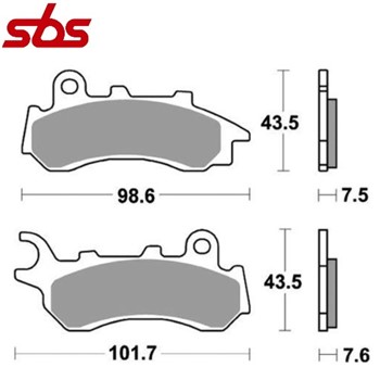 PASTIGLIE FRENO HONDA SH 125 MODE E5 ANT. 20-21 SFA 723 (FD.0577)