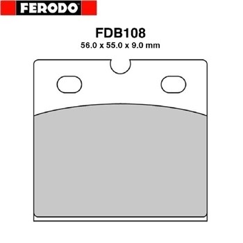 PASTIGLIE FRENO FERODO APRILIA AF1 250 REPLICA 90 (FD.0013)